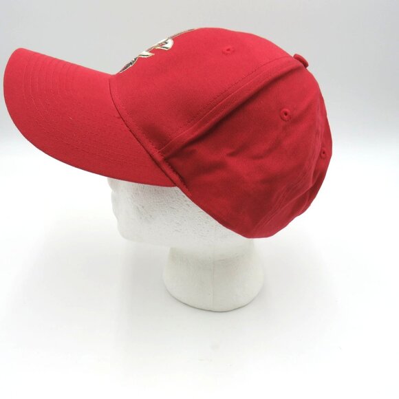 Cleveland Cavaliers Hat Adidas Red Adjustable NBA Basketball Logo Cap - Picture 3 of 11